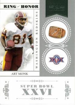 2010 Playoff National Treasures - Ring of Honor #28 Art Monk  Front