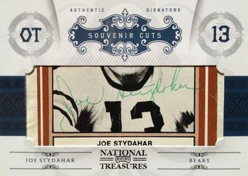 2010 Playoff National Treasures - Souvenir Cuts #25 Joe Stydahar Front