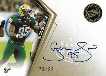 2010 Press Pass - Press Pass Signings Autographs Gold #PPS-GS George Selvie Front