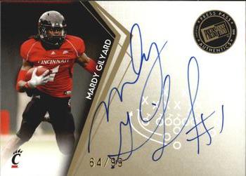 2010 Press Pass - Press Pass Signings Autographs Gold #PPS-MG Mardy Gilyard Front