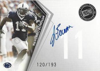 2010 Press Pass - Press Pass Signings Autographs Silver #PPS-NB NaVorro Bowman Front