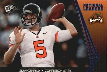2010 Press Pass - Blue #65 Sean Canfield Front