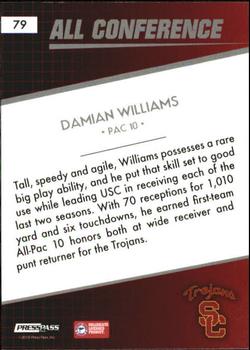 2010 Press Pass - Reflectors #79 Damian Williams Back