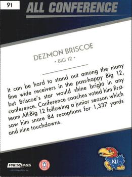 2010 Press Pass - Reflectors #91 Dezmon Briscoe Back