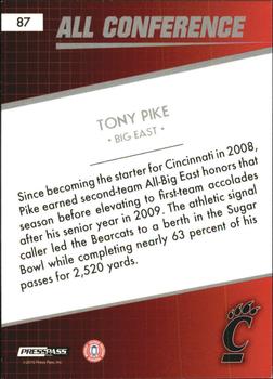 2010 Press Pass - Reflectors Solo #87 Tony Pike Back