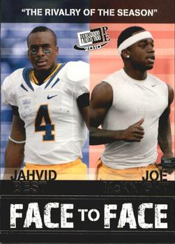 2010 Press Pass PE - Face To Face #FF1 Jahvid Best / Joe McKnight  Front