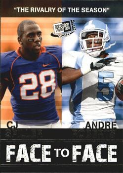 2010 Press Pass PE - Face To Face #FF4 C.J. Spiller / Andre Roberts  Front