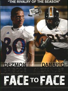 2010 Press Pass PE - Face To Face #FF7 Dezmon Briscoe / Danario Alexander  Front