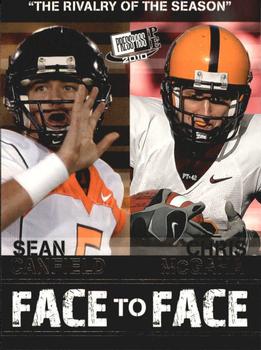 2010 Press Pass PE - Face To Face #FF16 Sean Canfield / Chris McGaha  Front