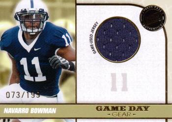 2010 Press Pass PE - Game Day Gear Jerseys Gold #GDG-NB NaVorro Bowman  Front