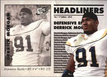 2010 Press Pass PE - Headliners #HL11 Derrick Morgan  Front