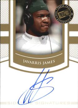 2010 Press Pass PE - Sideline Signatures Gold #SSJJ Javarris James  Front