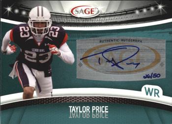 2010 SAGE - Autographs Platinum #A-40 Taylor Price  Front