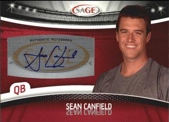 2010 SAGE - Autographs Red #A-13 Sean Canfield  Front