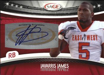 2010 SAGE - Autographs Red #A-26 Javarris James  Front