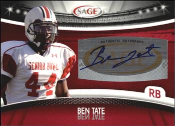 2010 SAGE - Autographs Red #A-48 Ben Tate  Front