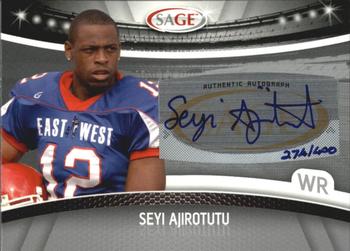 2010 SAGE - Autographs Silver #A-1 Seyi Ajirotutu  Front