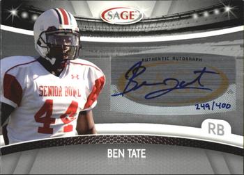 2010 SAGE - Autographs Silver #A-48 Ben Tate  Front