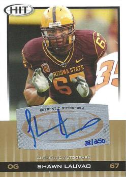 2010 SAGE HIT - Autographs Gold #A36 Shawn Lauvao  Front
