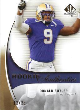 2010 SP Authentic - Gold #186 Donald Butler  Front
