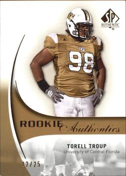2010 SP Authentic - Gold #201 Torell Troup  Front
