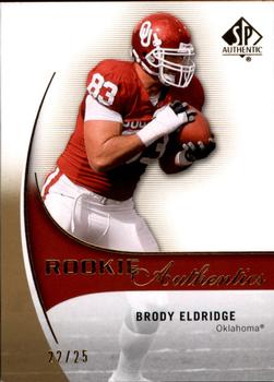 2010 SP Authentic - Gold #207 Brody Eldridge  Front