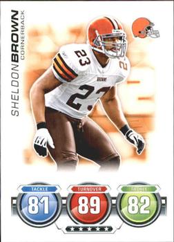 2010 Topps Attax #NNO Sheldon Brown  Front