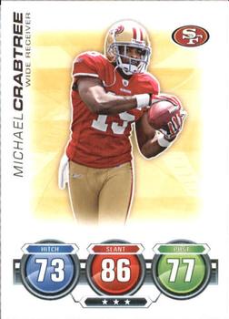 2010 Topps Attax #NNO Michael Crabtree  Front