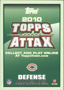 2010 Topps Attax #NNO Julius Peppers  Back