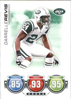 2010 Topps Attax #NNO Darrelle Revis  Front