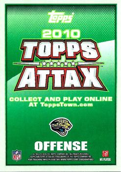 2010 Topps Attax - Code Cards #NNO Maurice Jones-Drew  Back