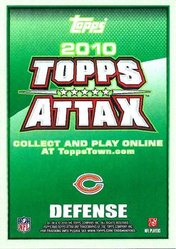 2010 Topps Attax - Code Cards #NNO Julius Peppers  Back