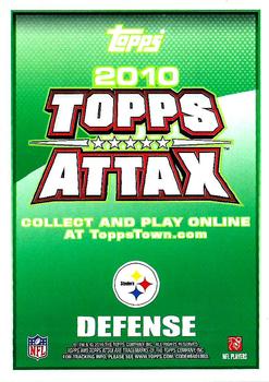 2010 Topps Attax - Code Cards #NNO Troy Polamalu  Back