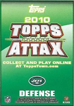2010 Topps Attax - Code Cards #NNO Darrelle Revis  Back