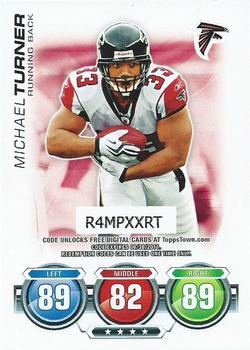 2010 Topps Attax - Code Cards #NNO Michael Turner  Front