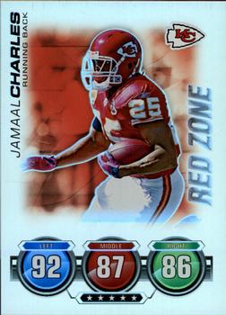2010 Topps Attax - Red Zone Foil #NNO Jamaal Charles  Front