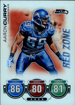 2010 Topps Attax - Red Zone Foil #NNO Aaron Curry  Front