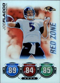 2010 Topps Attax - Red Zone Foil #NNO Joe Flacco  Front