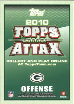 2010 Topps Attax - Red Zone Foil #NNO Ryan Grant  Back