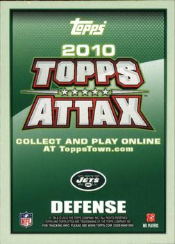 2010 Topps Attax - Red Zone Foil #NNO David Harris  Back
