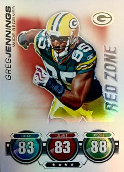 2010 Topps Attax - Red Zone Foil #NNO Greg Jennings  Front