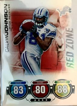2010 Topps Attax - Red Zone Foil #NNO Calvin Johnson  Front