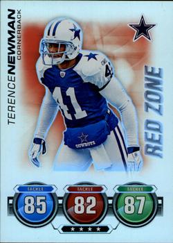 2010 Topps Attax - Red Zone Foil #NNO Terence Newman  Front