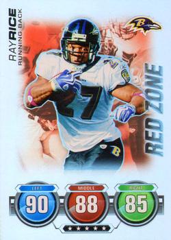 2010 Topps Attax - Red Zone Foil #NNO Ray Rice  Front