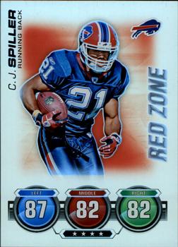 2010 Topps Attax - Red Zone Foil #NNO C.J. Spiller  Front