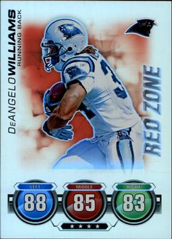 2010 Topps Attax - Red Zone Foil #NNO DeAngelo Williams  Front