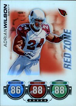 2010 Topps Attax - Red Zone Foil #NNO Adrian Wilson  Front