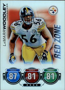 2010 Topps Attax - Red Zone Foil #NNO LaMarr Woodley  Front