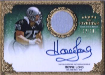 2010 Topps Five Star - Veteran Autographed Patch Gold #SP-HL Howie Long  Front