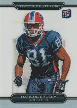 2010 Topps Platinum - Rookie White Refractors #125 Marcus Easley  Front